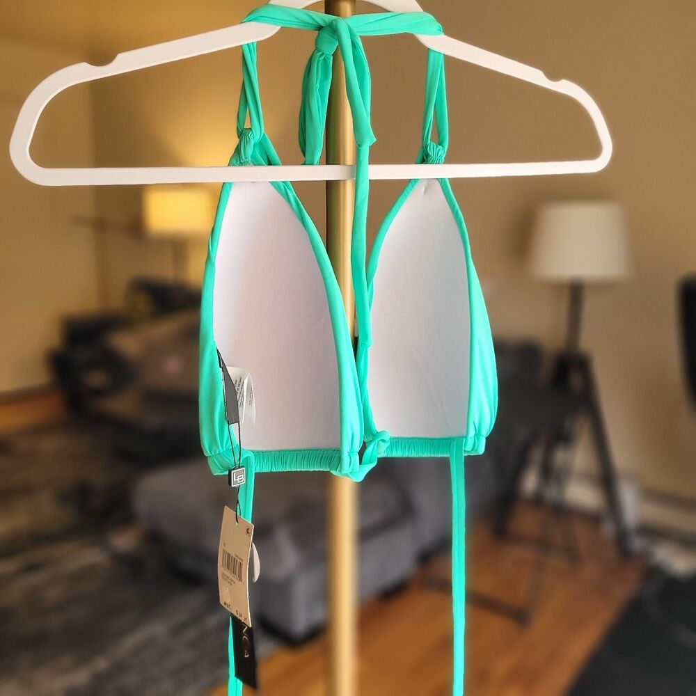 La Blanca Women's Turquoise Bikini Top Size 16 New with Tags Swimwear Top Only - Picture 2 of 6